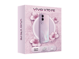 Móvil - vivo Bundle V70 FE, Muse Purple, 256GB, 8GB RAM, 6.83 AMOLED, Dimensity 7360-Turbo, 7000 mAh
