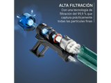 Aspirador escoba - Rowenta X-FORCE 8.80 RH1833, 250 W, 100 AW, 45 min Autonomía, 0.44 L, Ligera, 1.3 Kg, Limpieza 4 en 1, Verde, Gris