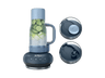 Batidora de vaso - Ninja BlendBOSS DB351EUCY, 1100 W, 650 ml, 3 Programas inteligentes Auto-iQ, Vaso portátil, Ciberespacio