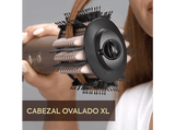 Moldeador - BaByliss Air Power Volume AS95E, Tecnología iónica, 3 Temperaturas, Uso en seco y en húmedo, Iónico, Barril ovalado, Rosa