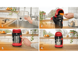 Cafetera de cápsulas - Bosch Tassimo Style TAS113E, 3.3 bar, 0.7 l, 1.400 W, Intellibrew, Tamaño Compacto, Sostenible, Rojo