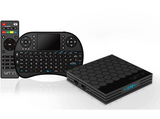 Android TV Box -Sveon SSL6000, Con Teclado Wireless, Compatible con Movistar+ Netflix, Negro