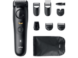 Barbero - Braun Series 5 BT5560, 8 accesorios para barba, 40 ajustes de longitud, Bloqueo de precisión, Wet&Dry, Negro