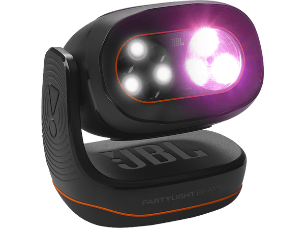 Altavoces - JBL PartyLight Beam, Con luces RGB y LED, Bluetooth 5.3, Micrófono, Negro