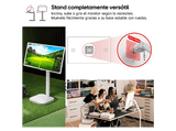 Monitor - LG Smart Monitor Swing 32SR50FAW-W, 32 Full-HD, 60 Hz, 5 ms, IPS, Altavoces incorporados, Blanco