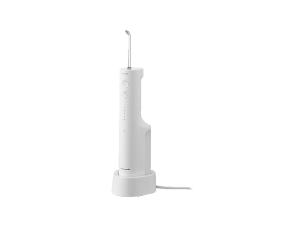 Irrigador - Panasonic EW-DJ66-W303, 5 Niveles de Ajuste de la Presión del Agua, Ultrasónico, Carga Inalámbrica, IPX7, Blanco