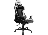 Silla gaming - Drift DR175, 2D (regulable en altura y anchura), Poliuretano, 150kg, Giratorio, Negro y Gris