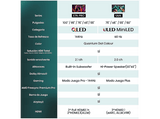 TV QLED 55 - Hisense 55E7NQ Pro, UHD 4K, Game Bar, 144Hz, Dolby Vision IQ, Dolby Atmos, Subwoofer, IA, Negro