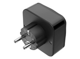 Adaptador de viaje - Hama 00223460, 1 Puerto USB-C y 1 puerto USB-A, Negro