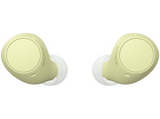 Auriculares True Wireless - Sony WFC510Y, Ligeros, Bluetooth, Conexión multipunto, Sonido ambiente, Spotify Tap, Carga rápida, 22h, IPX4, Amarillo