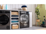 Lavadora carga frontal - Cecotec Bolero DressCode 10500 Inverter Steel A, 10 kg, 1400 rpm, Motor Inverter Plus, Lavado con vapor, Steel