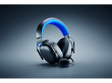Auriculares gaming - Razer BlackShark V3 X HyperSpeed, 70 h de autonomía con conexion 2.4GHz en PC, Para PlayStation, Negro y azul
