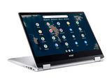 Portátil - Acer Chromebook Spin 314 CP314-1HN-C39X, 14 Full-HD, Intel® Celeron® N4500, 8GB RAM, 128 GB eMMC, UHD Graphics, Google Chrome OS