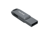 Memoria USB 128GB - Sandisk Ultra Dual Drive Go, USB-C, 2 en 1, USB-A, 3.2, OTG, 400 MB/s, Gris