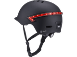 Casco - Youin LED, Talla M, LED intermitente, Mando a distancia, USB, Negro