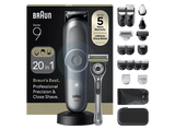 Afeitadora multifunción - Braun Todo En Uno Series 9 AIO9540, Kit 20 En 1, Láminas ProBlade, Modo BodyGentle, Autosense, Wet&Dry Gris