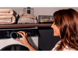 Lavadora carga frontal - Cecotec Bolero DressCode 121000 A, 12 kg, 1400 rpm, Motor Inverter Plus, Lavado con vapor, White