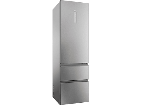 Frigoríficos combi - Haier Combi 3D 60 Series 5 HTW5620CNMG, No Frost, 205 cm, 414 l, Direct Access, Wi-Fi, Inox