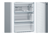Frigorífico combi - Bosch KGN36VIED, Serie 4, Total No Frost, 186 cm, 326 l, Cajón VitaFresh, Sistema MultiAir Flow, Acero antihuellas