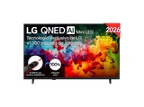 TV QNED Mini LED 43 - LG 43QNED72B6B, UHD 4K, Procesador Inteligente α7 AI Processor 4K Gen9, Smart TV, DVB-T2 (H.265), Negro