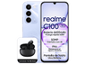 Móvil - realme C100, Blooming Purple, 256GB, 4GB RAM, 6.8" HD+, Dimensity 6300, 6600mAh, Incluye Auriculares realme Techlife Buds