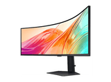 Monitor - Samsung VIEWFINITTY S9 LS49F950UAUXEN, 49  DQHD, 120 Hz, 5 ms, VA (Alineación Vertical), Curvo, Altura ajustable, Negro