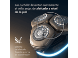 Afeitadora - Philips i9000 Prestige Ultra XP9400/31, Afeitado en seco/mojado con tecnología SkinIQ Pro, Sensor IA de presión y control, App smartphone
