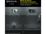 Cámara - Sony Bravia Cam CMU-BC1, Accesorio de TV para Bravia TV, Web Cam X1, Con conexión USB, Negro