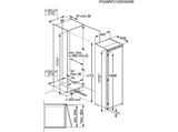 Frigorífico una puerta integrable - AEG TK6DS181ES, Cíclico, 177.2 cm, 310 l, Coolmatic, Blanco