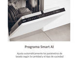 Lavavajillas integrable - Haier XI1C3TB2FB I-Pro Shine Series 4, 11 Servicios, 8 Programas, 44.8 cm, Tercera bandeja, Sin Panelar