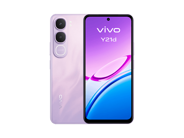 Móvil - Vivo Y21d, Lavanda Purple, 128GB, 4GB RAM, 6.68" LCD, Unisoc UMS9230, 6500 mAh