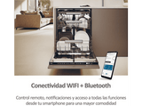Lavavajillas integrable - Haier I-Pro Shine Series 6 XS 4A4M3PB, 14 servicios, 10 programas, 60 cm, Wi-Fi + Bluetooth, Sin panelar