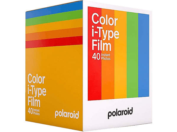 Película fotográfica - Polaroid Color film i-Type, 40 unidades, Compatible con Polaroid Now, Polaroid Now+, Polaroid Lab