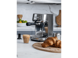 Cafetera express - Sage SES500BSS4EEU1 The Bambino Plus, 15 bar, 1600 W, 1.9 l, Hasta 2 tazas, Inox