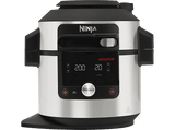 Olla eléctrica - Ninja SmartLid OL650EU, 1760 W, 12 Funciones,  Acero inoxidable/Negro