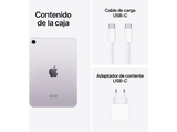 Apple iPad mini (2024), 256 GB, Púrpura, WiFi + Cell, 8.3, Chip A17 Pro, iPadOS