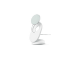 Cargador móvil inalámbrico - Google Pixelsnap con soporte, Hasta 25 W, Para Google Pixel 10, Pixel 10 Pro y Pixel 10 Pro XL, Gris niebla / Nieve