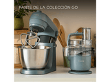 Amasadora de mano - Kenwood Quickmix Go HMP40.000GY, 350 W, 5 velocidades, Azul Tormenta