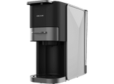 Cafetera de cápsulas - Cecotec FreeStyle Compact Dark, 4 en 1, Café molido y multi-cápsulas, 1200 W, 20 bares, 700 ml, Compacta, 2 tazas, Black