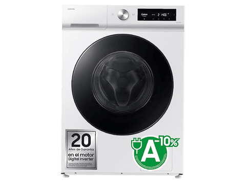 Lavadora secadora - Samsung WD11DB7B85GWU3, 11 kg, 6kg, 1400 rpm, Autodosificación, AI Wash, AI EcoBubble™, Blanco