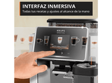 Cafetera superautomática - Krups Sensation Elite Hot & Could EA918, 30 Recetas, Jarra de leche, Molinillo, Táctil, Espumador, 15 bar, 1450 W, Aluminio