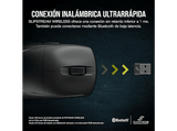 Ratón gaming - Corsair M75 Wireless, Inalámbrico, 26000 ppp, Blanco