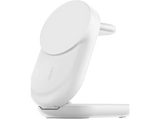 Cargador móvil inalámbrico - Belkin UltraCharge Foldable magnetic 3-in-1, Compatible con Qi2.2, 25W, Plegable, Blanco