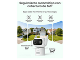 Cámara de vigilancia IP - Eufy C31, Full-HD, 1080p (1920 × 1080), Función de visión nocturna, Giro de 320°, Blanco