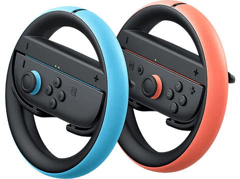 Volante - Nintendo Switch 2, Joy Con 2 Wheel, Pack de 2, Rojo y Azul
