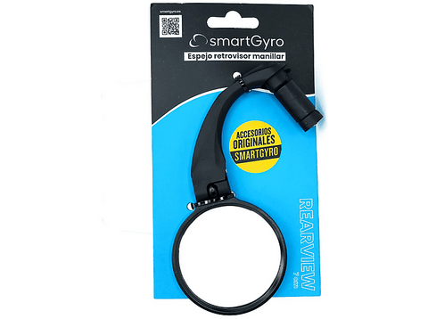 Accesorio patinete eléctrico - smartGyro SG27-345, Espejo retrovisor para manillar, Negro