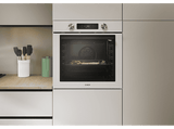 Horno - Candy Bake 600, Convección + Ventilador, Hidrolítico, 78 l, 59.5 cm Alto y Ancho, 9 Funciones de Cocción, Blanco