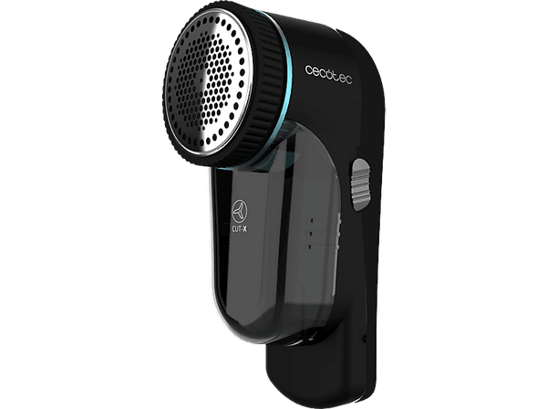 Quitapelusas - Cecotec Cut-X 4500 Garment, 45 min, 8800 rpm, Gran superficie 50 mm, Depósito de hilos, Carga USB, Black