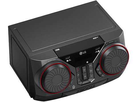 Microcadena - LG X BOOM CK43N, 300 W, CD, CD-R, CD-RW, 2x USB, Bluetooth, Negro