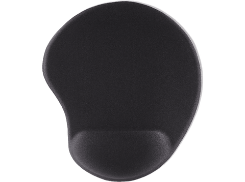 Alfombrilla ratón - Hama 00126855, Ergo Mini, Negro